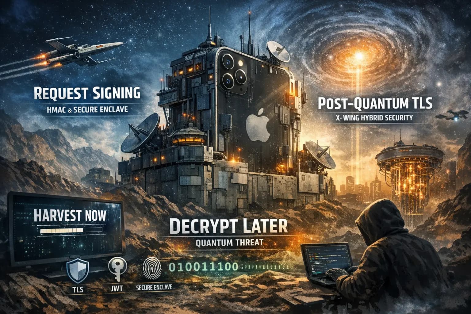 Secure iOS app-to-backend communication – part 1: Request signing and quantum-secure TLS